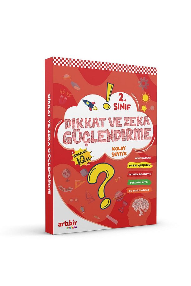2. Sınıf Dikkat ve Zeka Güçlendirme 3'lü Set Kolay, Orta, Zor Seviye - 2