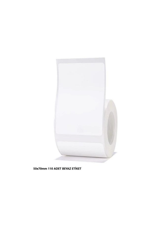50 X 70 Mm Lamine Termal Etiket 110 Adet - Phomemo M110 - M220 - M221 Modellere Uyumludur - 3