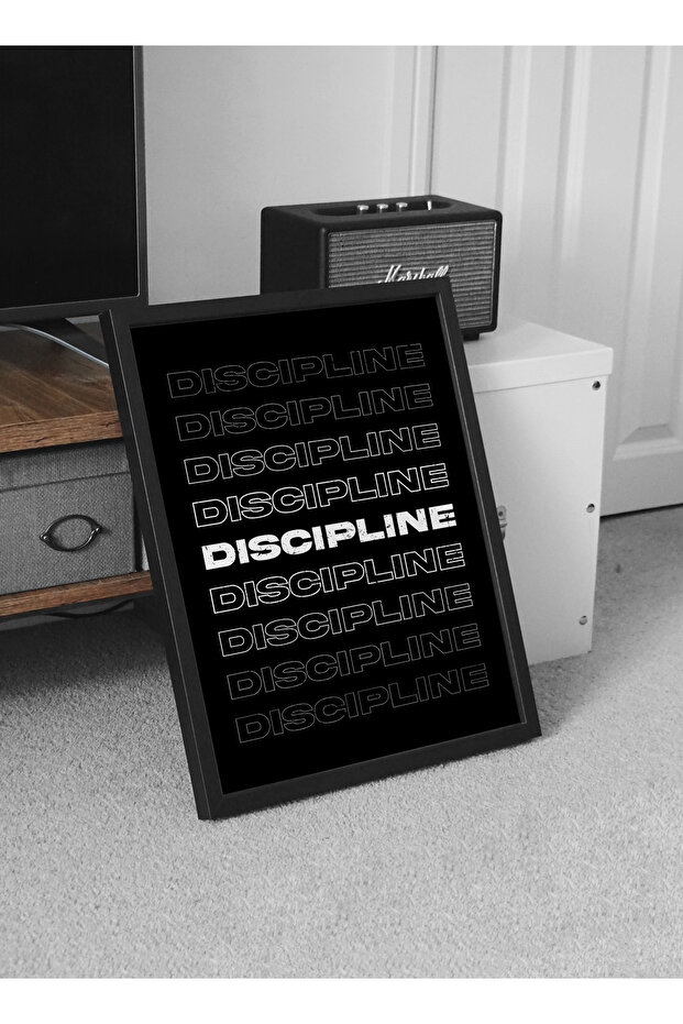 "Discipline" Poster Tablo - 3