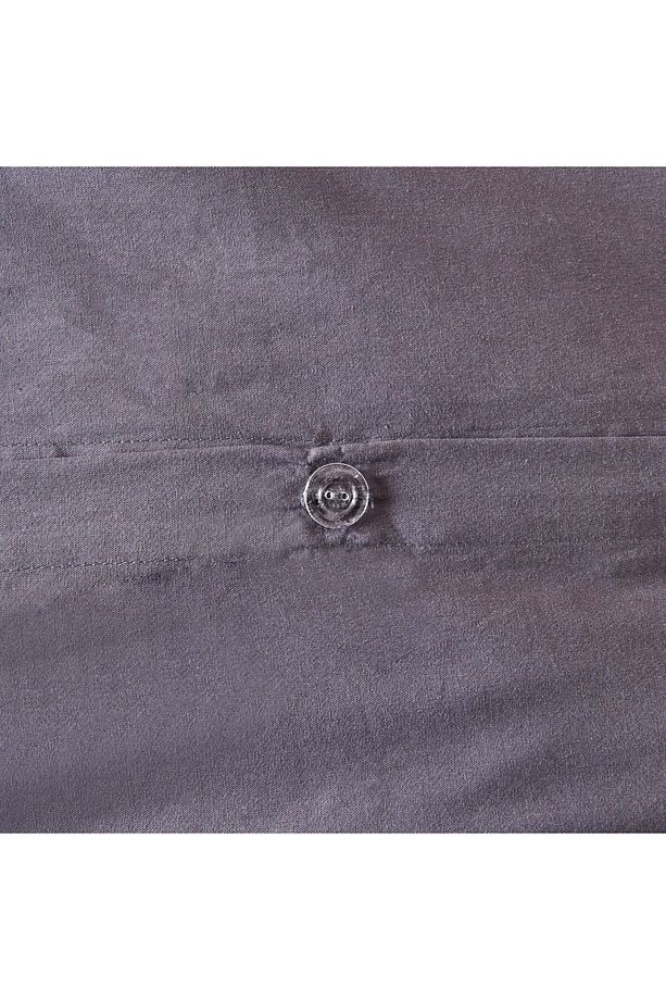 Soft Fırfırlı Tek Kişilik Nevresim Takımı - Gri - 5