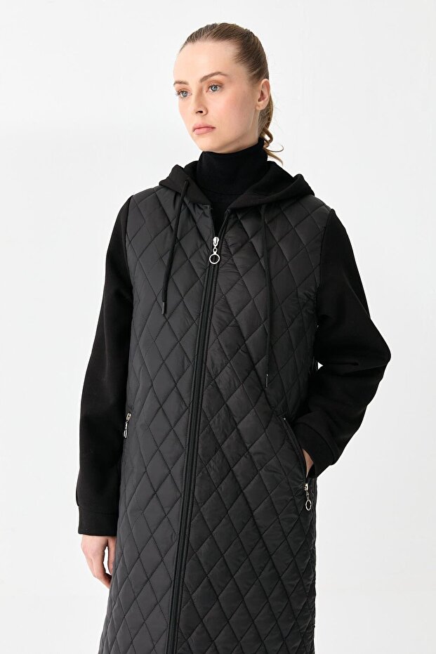 Şişme Mont  Siyah - 5