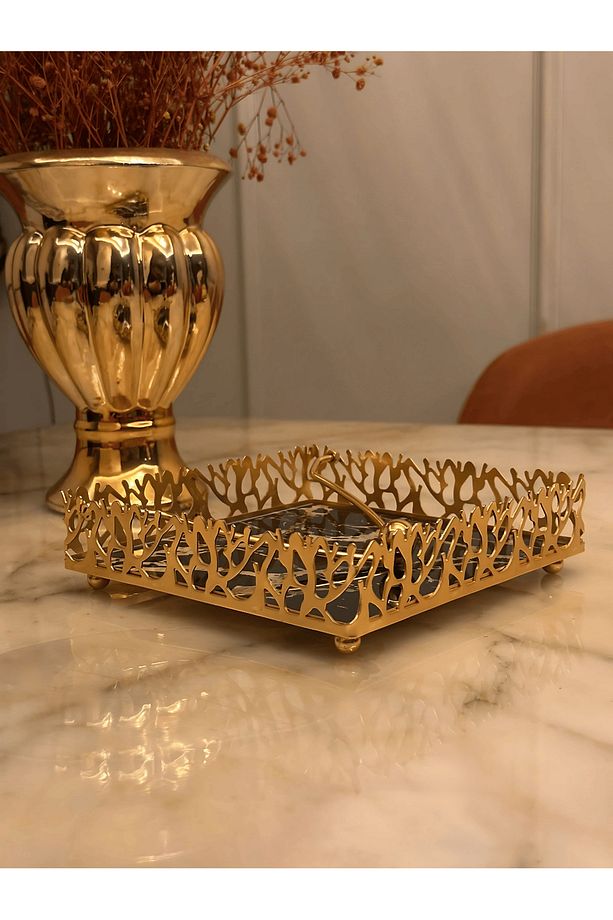 Gold Kaplama Metal Peçetelik - 2
