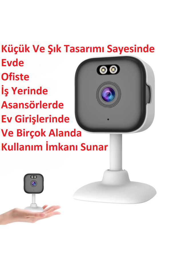 2K İç Mekan Wifi Kamera Gece Görüş-Ses-İnsan Algılama - 2