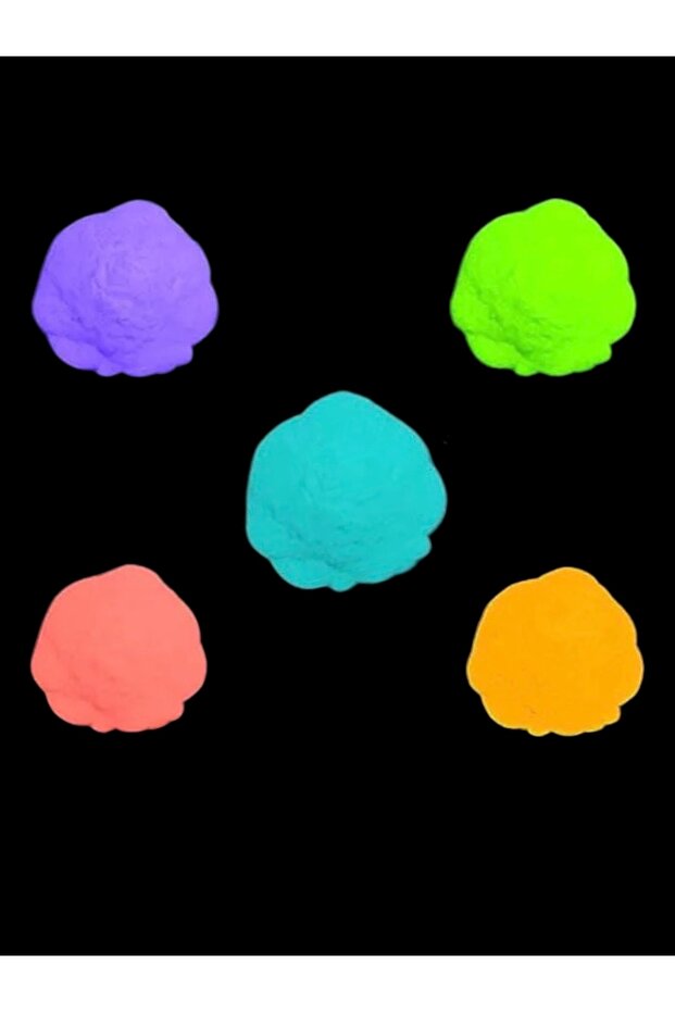 Epoksi Fosfor Tozu Seti 25 GRAM , Karanlıkta Parlayan Toz, Epoksi Fosfor , Mavi Fosfor Tozu, Nail - 1