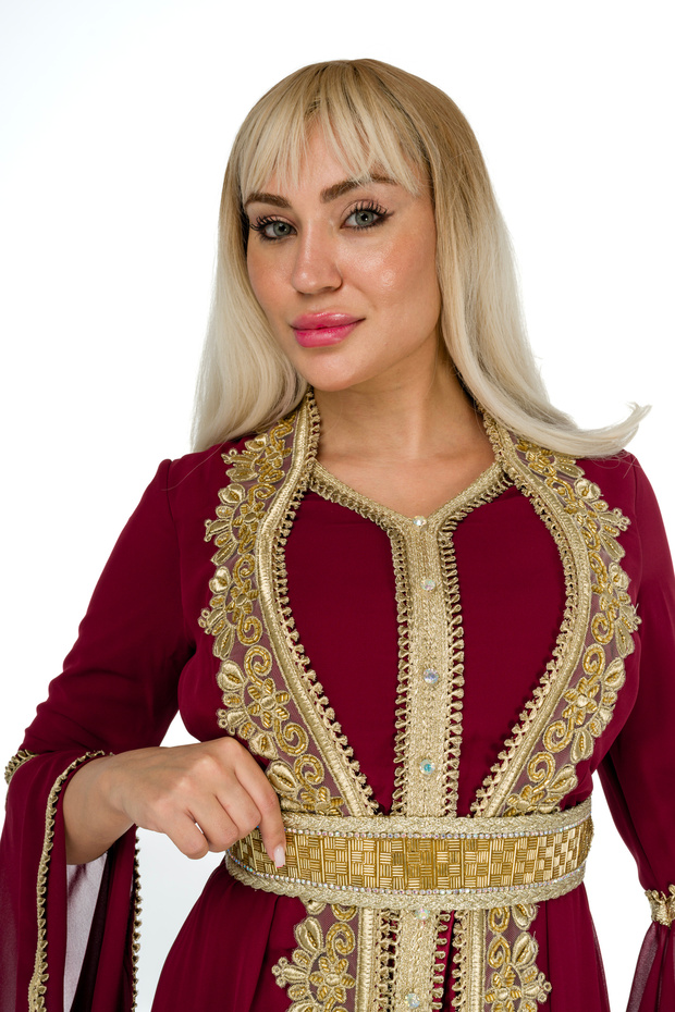 BORDO KAFTAN - 3