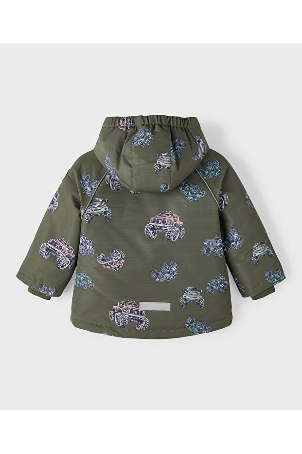 Printed Jacket - Olive Night - 3