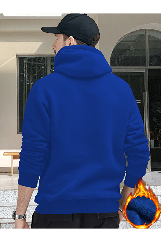 سويت شيرت بقلنسوة أساسي - تصميم أنيق ومريح - 2