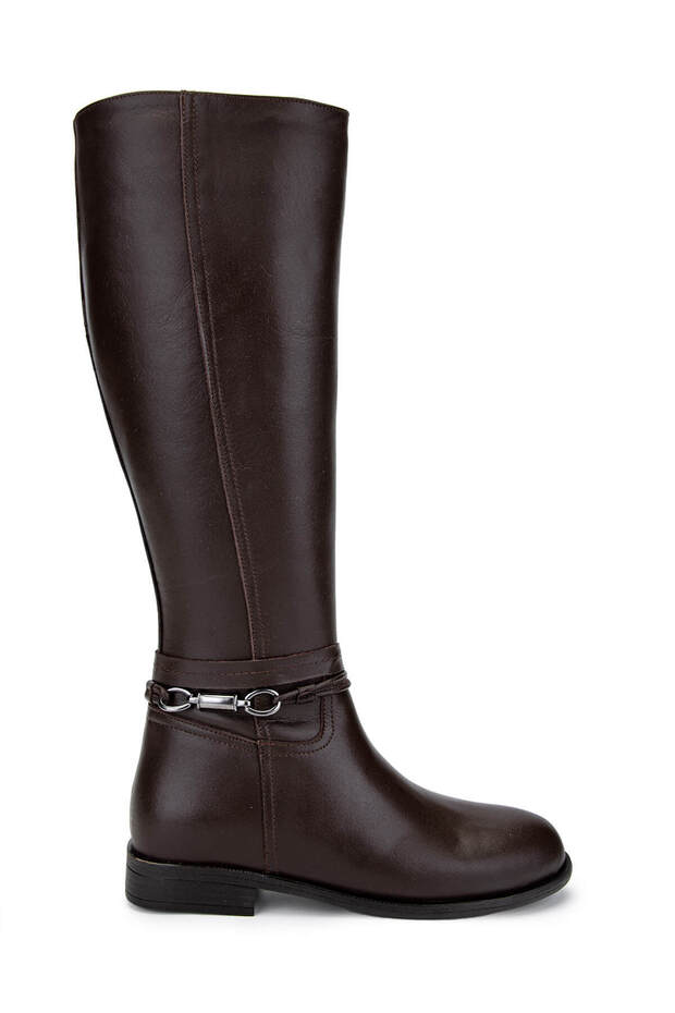 Women's Genuine Leather Brown Classic Boots