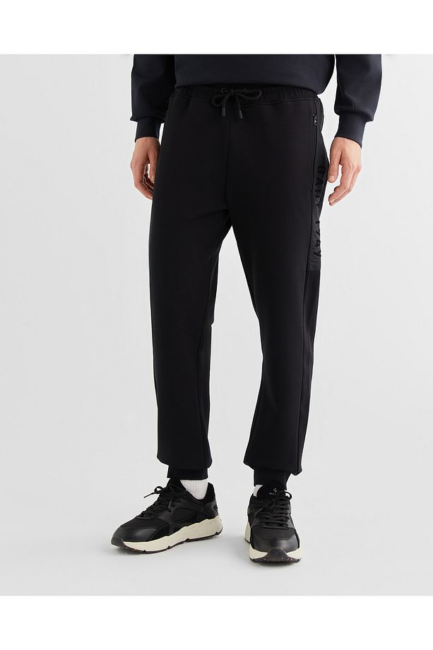 Erkek Siyah Regular Fit Eşofman Altı - 3