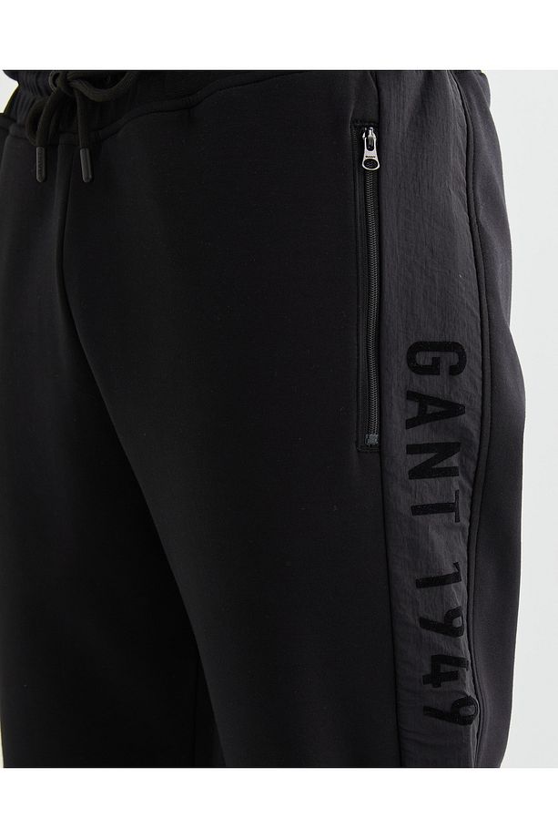 Erkek Siyah Regular Fit Eşofman Altı - 5