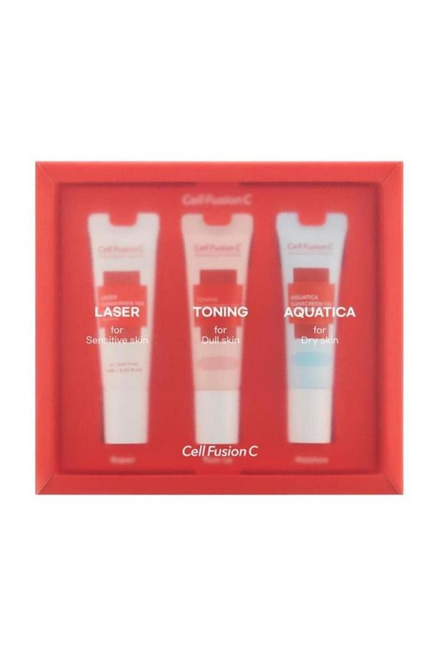 Sunscreen 100 Spf 50 Tüm Cilt Tipleri Için Güneş Kremi Seti 3 X 10 ml - 3