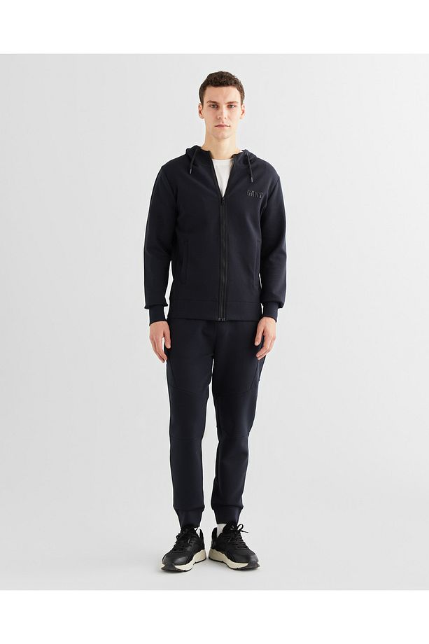 Erkek Siyah Regular Fit Eşofman Altı - 1