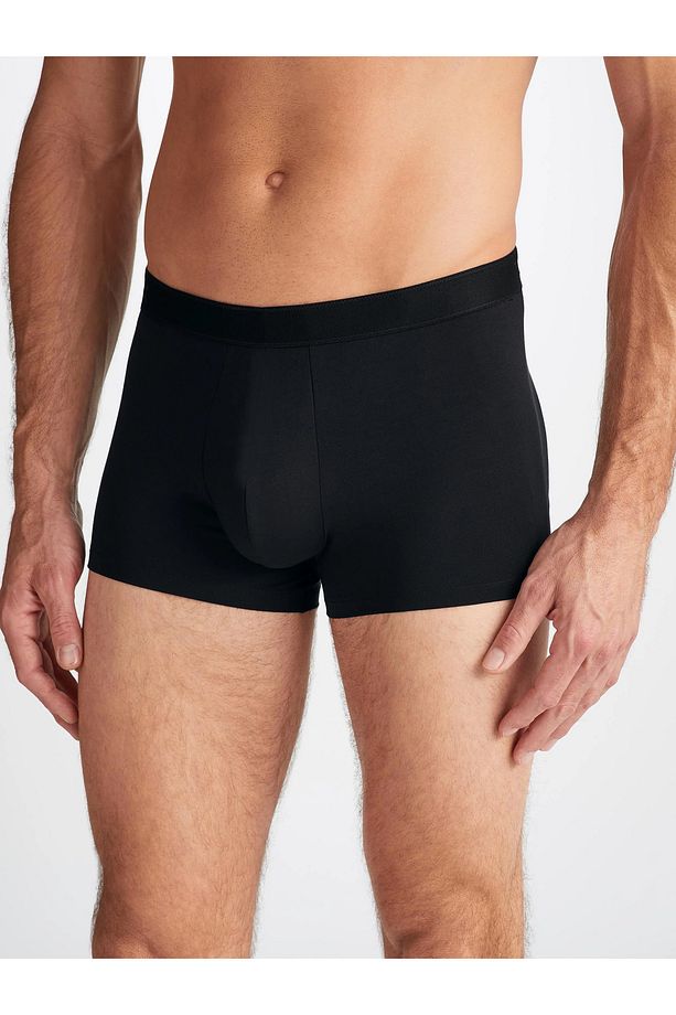 Erkek 3'lü Modal Yumuşak Dokulu Boxer Set Siyah - 2