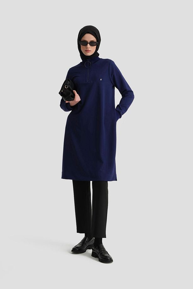 Sweat Tunik Ortd412 Morcivert - 1