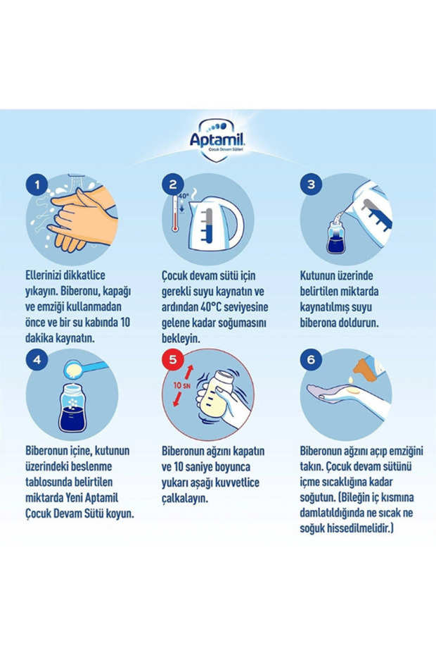 3 Numara 900 Gr Bebek Devam Sütü - 8