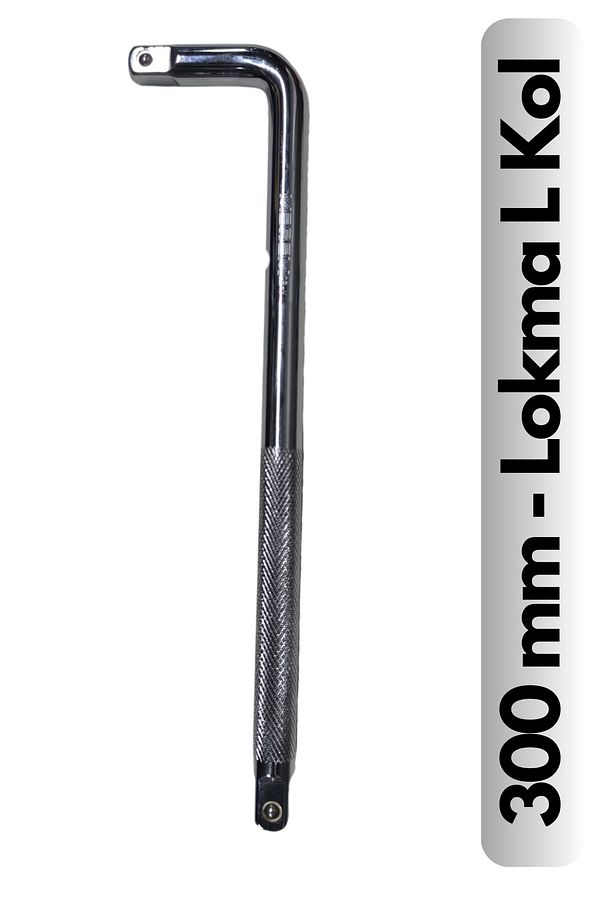 1/2'' L Lokma Kolu 300 mm - Sağlam ve Kullanışlı Ara Kol - 1