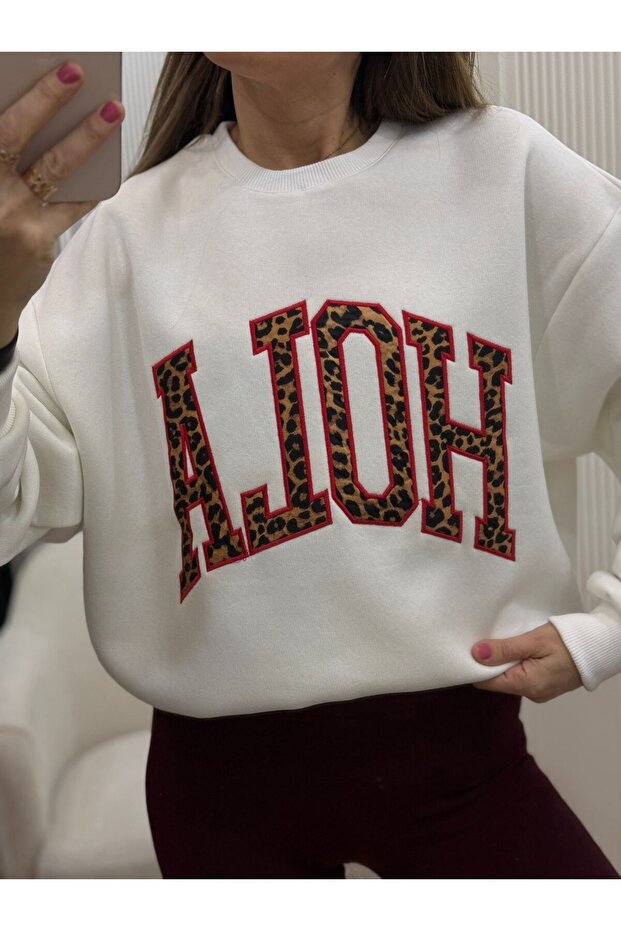 Oversize Rahat Kalıp Swetshirt - 3