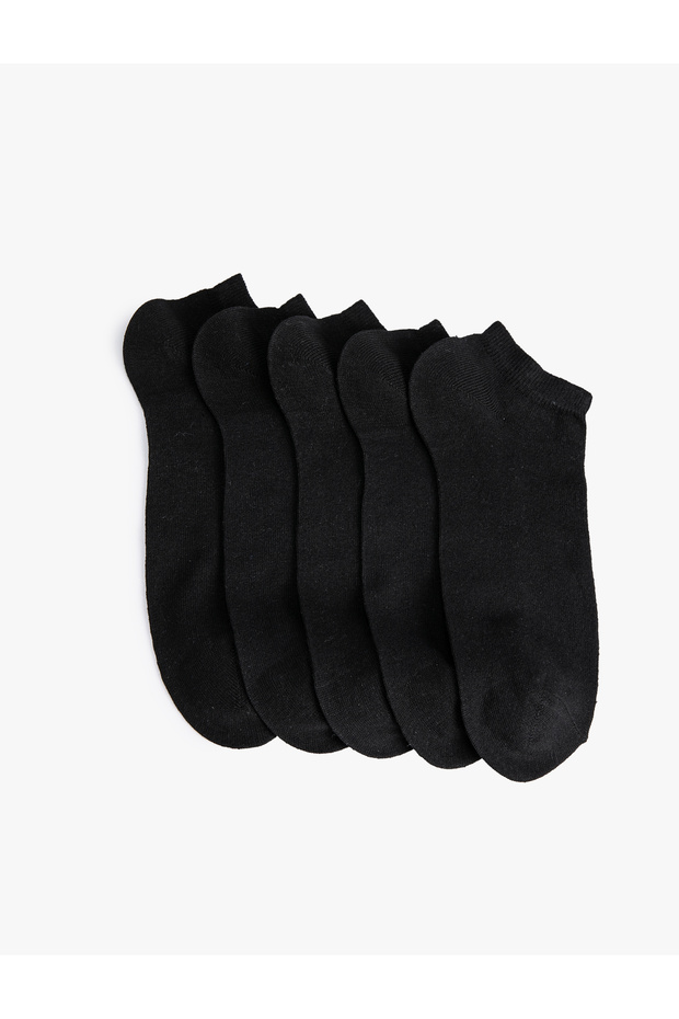 5-Piece Booties Socks Set Multi-Colored