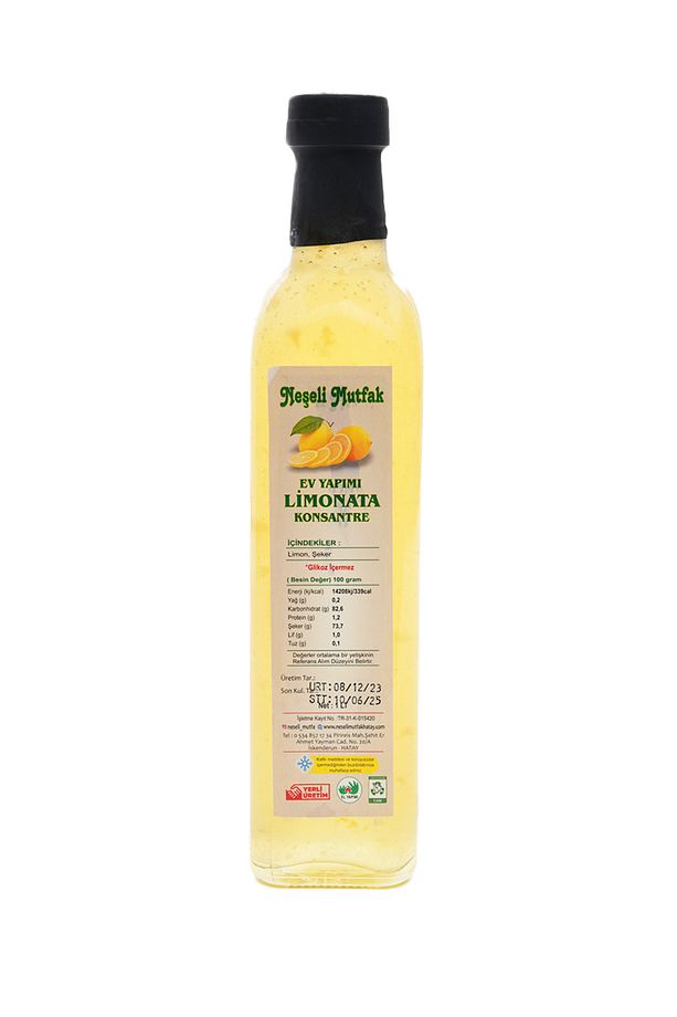 Ev Yapımı Limonata (Konsantre) 500 ml - 1