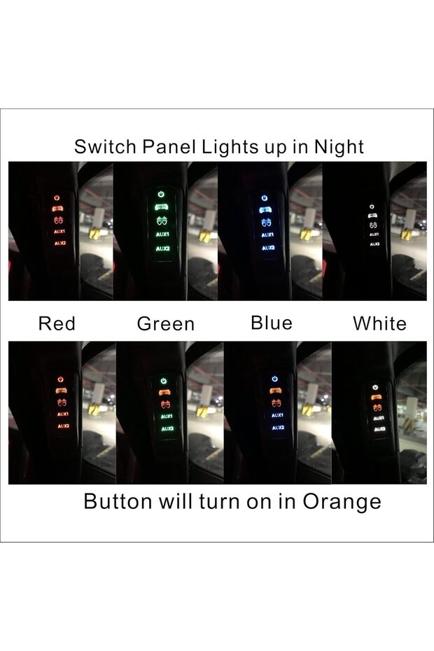 4 Switch Programmable Grab Handle Switch Panel, Jeep Wrangler JL & Gladiator JT 18-23 - 3
