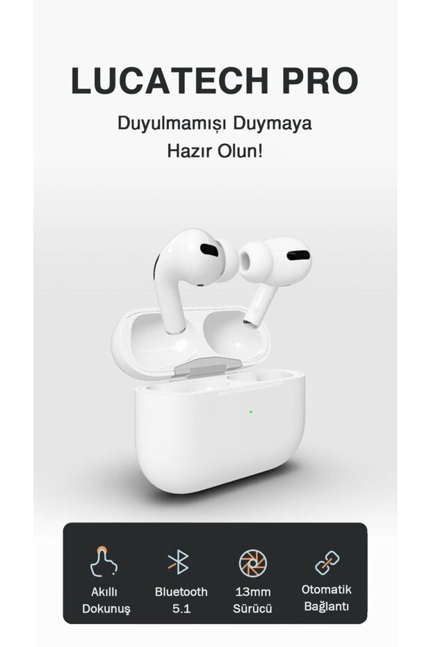 Samsung A03s / A13 / A04 / A23 / A23 / A33 / A53 / A73 uyumlu Air Pro 2. Nesil Bluetooth Kulaklık - 5