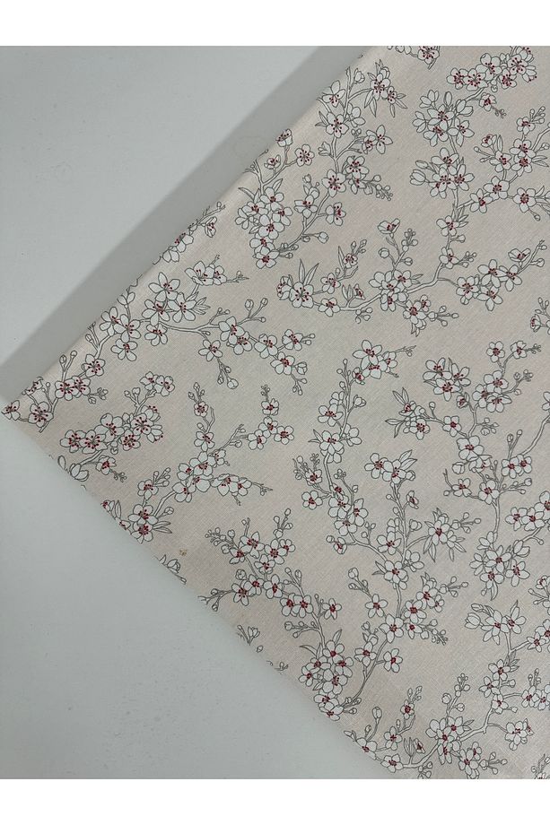 %100 Pamuk Desenli Poplin Kumaş - En: 160cm - 3