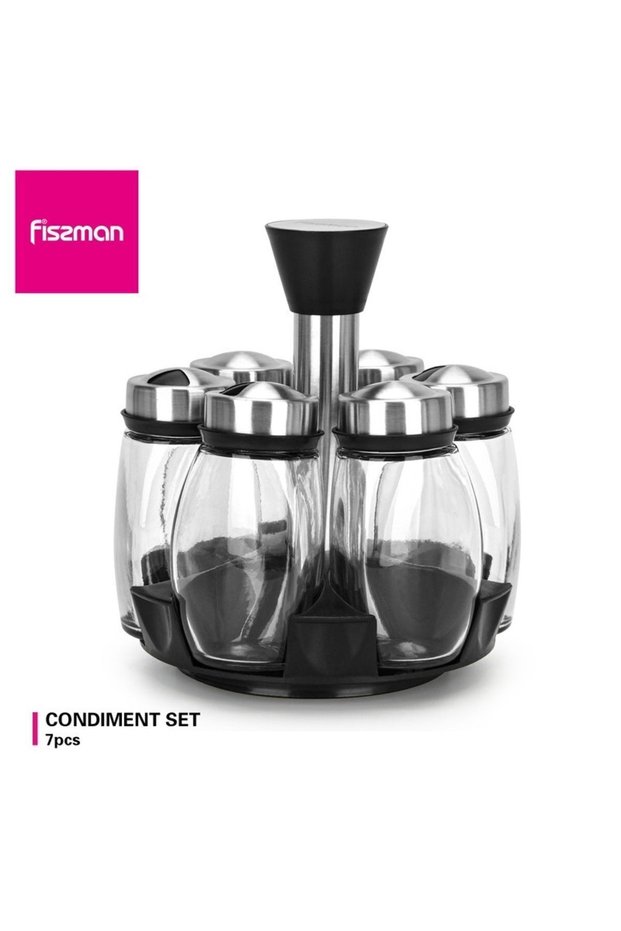 6-piece Spice Jar With Stand Holder, 3-types Pouring Stainless Lid, Spice Seasoning Bottle Organizer