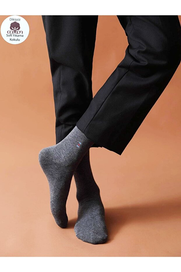 Erkek Uzun Soket Karışık Renk Çorap Seti 5 Adet - 5