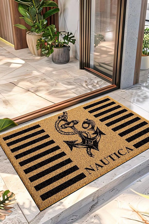 Paspas Nautica Çapa Desenli Kapı Önü Paspası 40 x 60 cm - 1