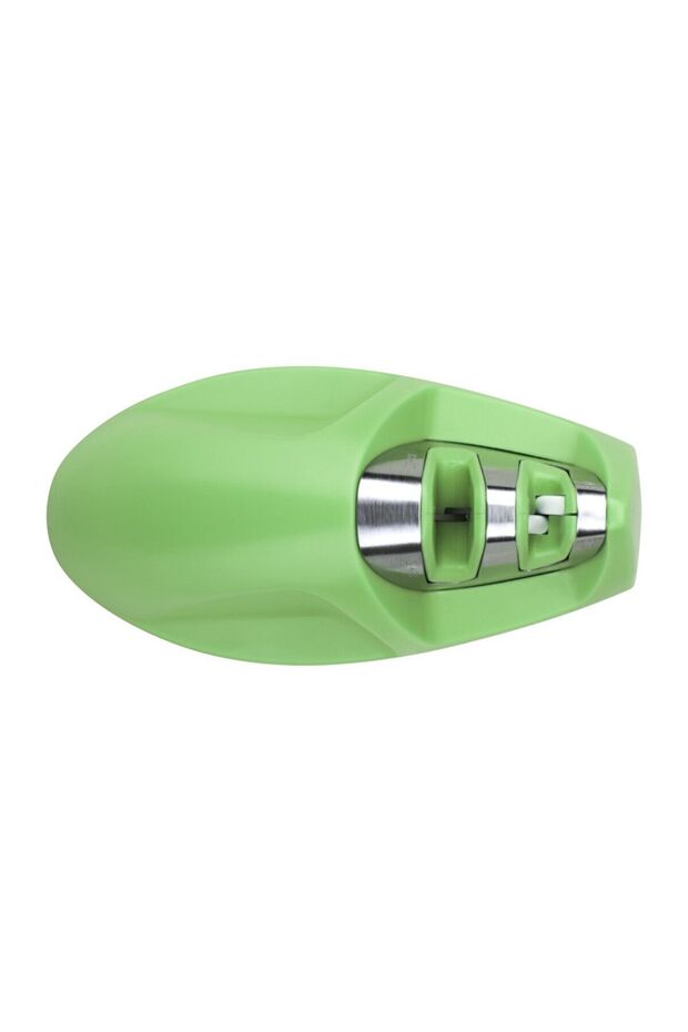 Knife Sharpener Green/Silver 10x4x5cm