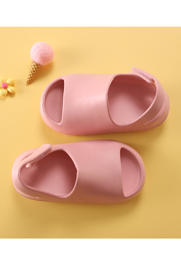 حذاء كلاسيكي بحزام خلفي - وردي - 7