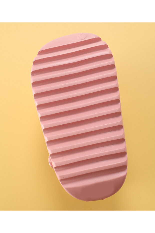 حذاء كلاسيكي بحزام خلفي - وردي - 8