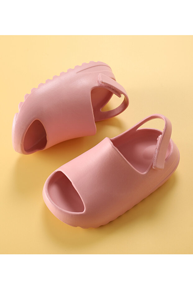 حذاء كلاسيكي بحزام خلفي - وردي - 3