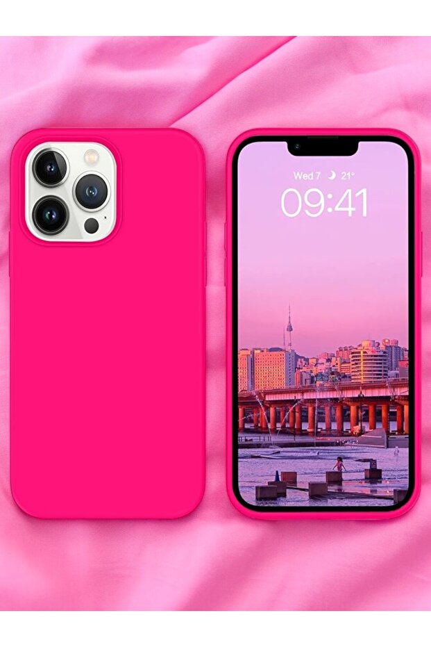 غطاء ناعم من السيليكون السائل متوافق مع هاتف iPhone 15 PRO، غطاء ناعم مضاد للخدش من الألياف الدقيقة - 1