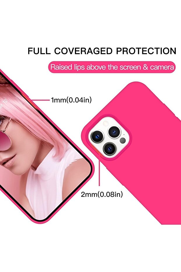 غطاء ناعم من السيليكون السائل متوافق مع هاتف iPhone 15 PRO، غطاء ناعم مضاد للخدش من الألياف الدقيقة - 7