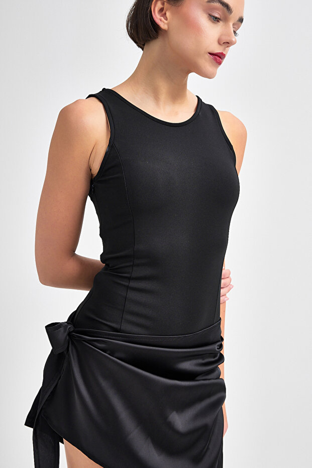 LIDYA Bağlama Detaylı Body Elbise - 2
