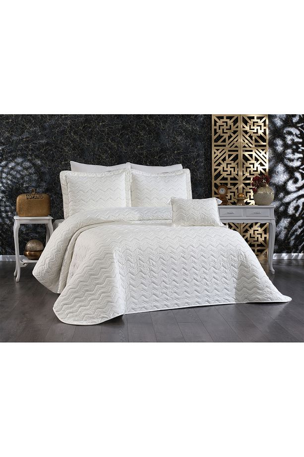 ÇİFT KİŞİLİK YATAK ÖRTÜSÜ 4.lü SET - 1