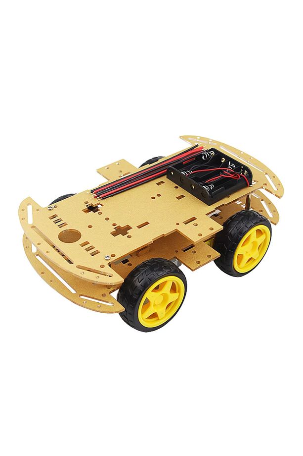 Arduino 4WD Araç Şase Kiti Robot Akıllı Araba Kiti - 1