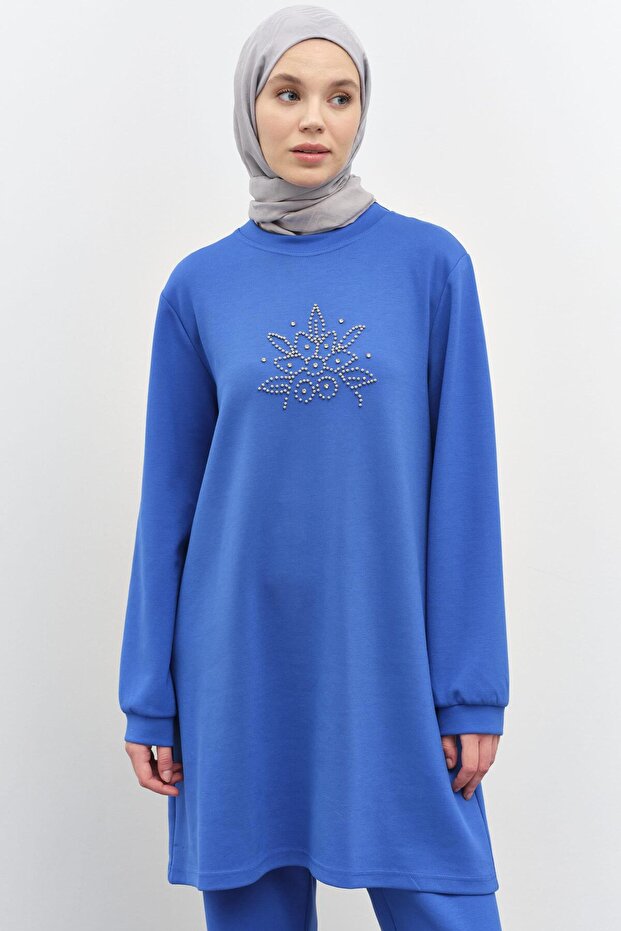 Örme Takım - Saks - 4