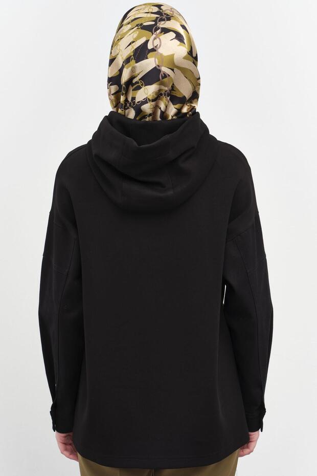 Örme Sweat - Siyah - 6