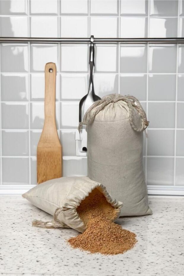 Cotton Organic Cloth Tarhana Dry Food Coffee Bag 3-Pack