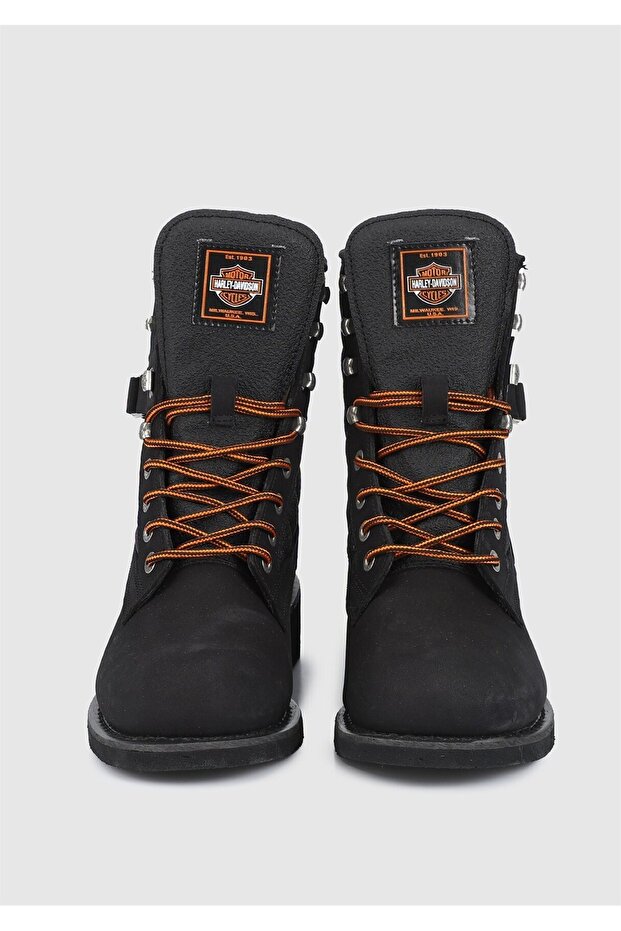 025G100078 New Worker Kadın Bot - SİYAH DERİ - 4