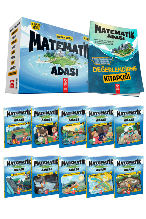 4Th Grade Matematik Adası Hikaye Serisi (10 Books)