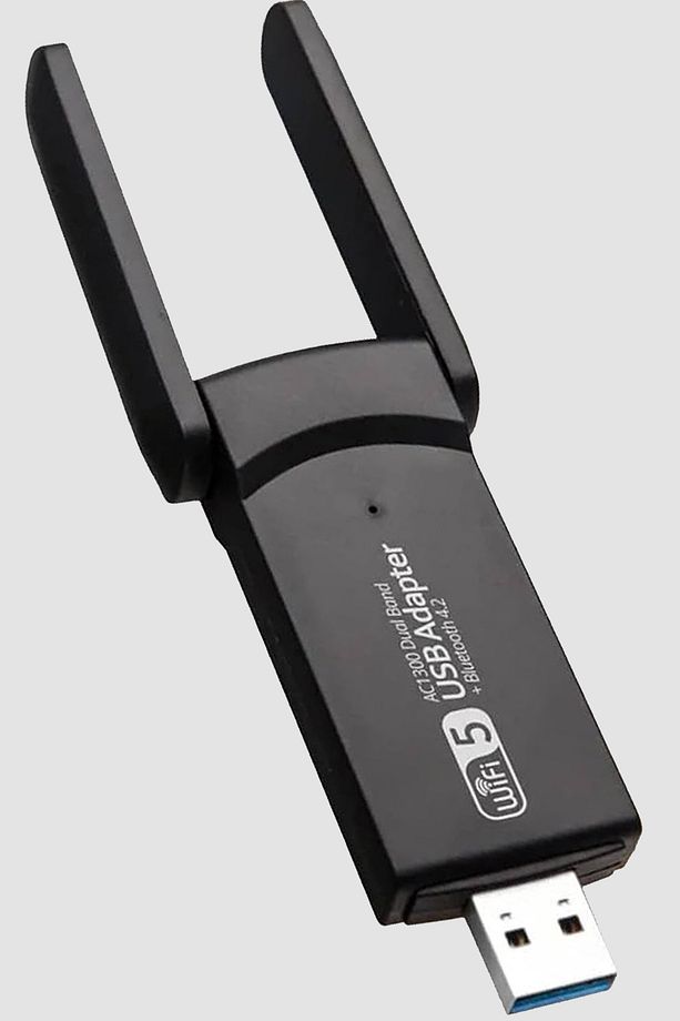 1300Mbps USB 3.0 WiFi Adaptörü Dual Band 2.4Ghz/5Ghz WiFi USB Ethernet Ağ Kartı Alıcısı PC için - 1