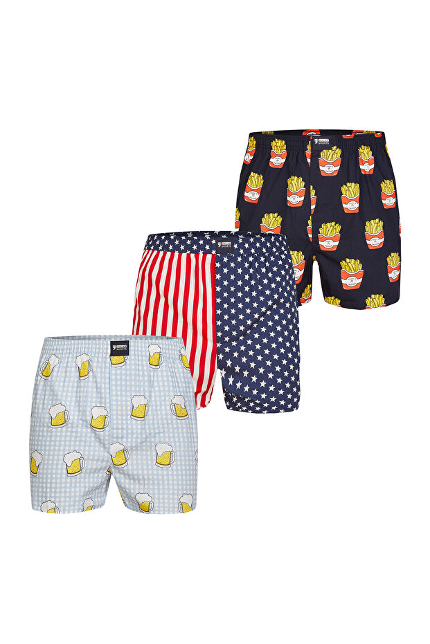 Boxer Print Sets - 4