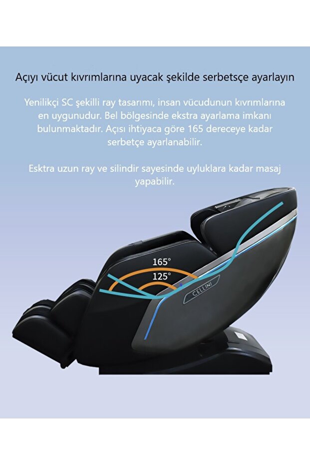 R9s Masaj Koltuğu (SİYAH) - 6