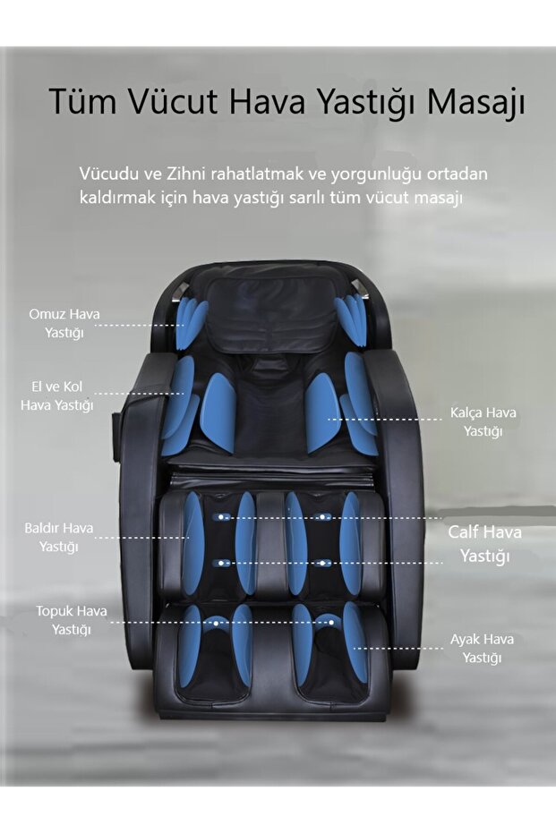 R9s Masaj Koltuğu (SİYAH) - 8