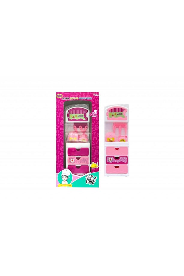 Çekmeceli Ve Dolaplı Mini Mutfak Seti - 1
