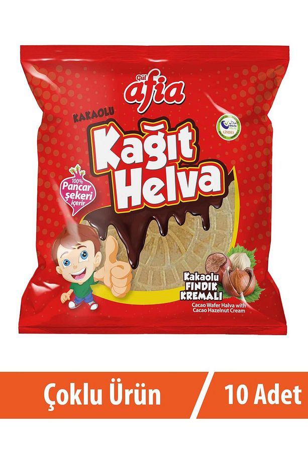 Kakaolu Kağıt Helva 10x45 gr - 1