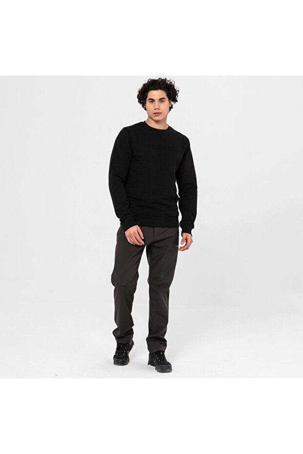 Simple Erkek Siyah Sweatshirt ERKEK SWEATSHIRT M23SIMPLE - 6